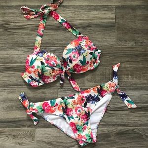 H&M Floral Bikini Swimsuit